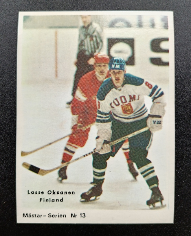 1970-71 Mästar-Serien #13 Lasse Oksanen