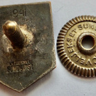 VANHA Ruuvimerkki Aseveli Rähinäremmimerkki 1941 V.Sundqvist - pikkukuva 2