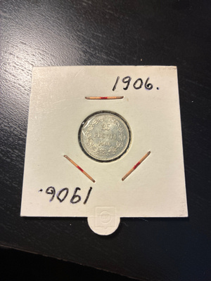 25 penniä 1906