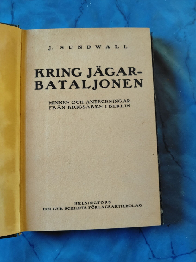 j sundwall kring jägarbataljonen
