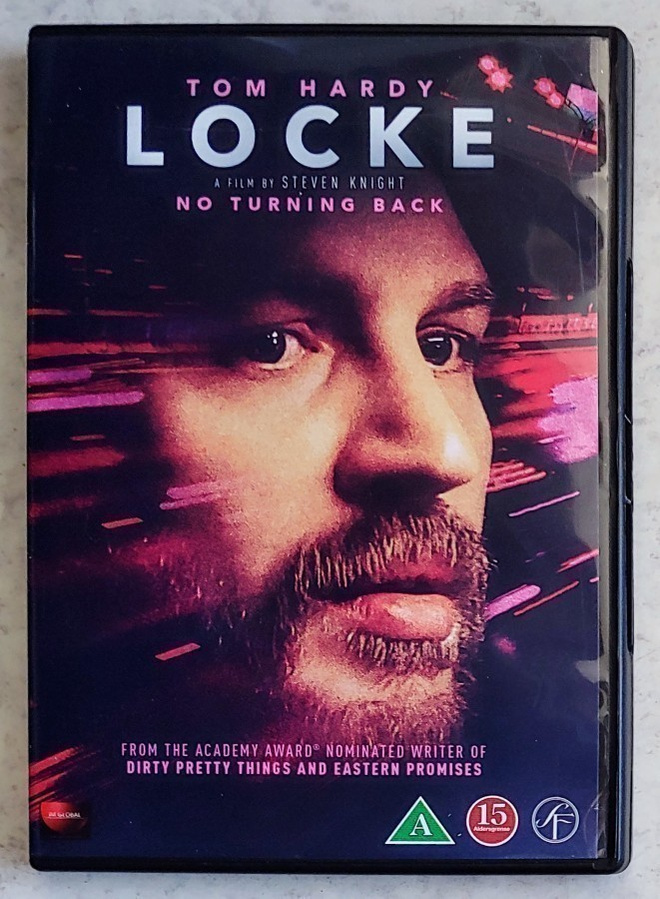 LOCKE – Suomalainen DVD 2013 - Tom Hardy, Steven Knight