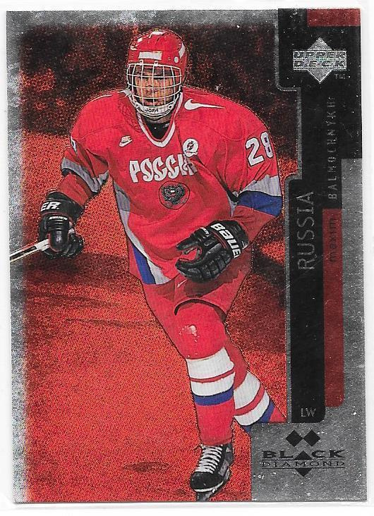 97-98 Black Diamond double diamond #47 Maxim Balmochnykh RC