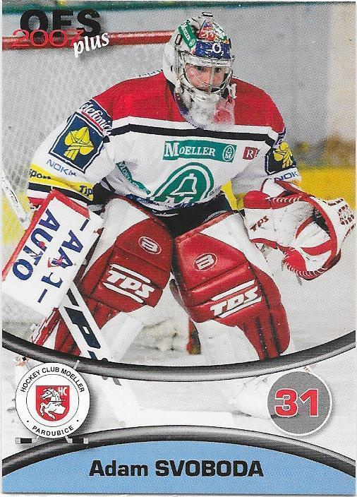 2006-07 OFS Plus #317 Adam Svoboda Pardubice TSEKKI MV