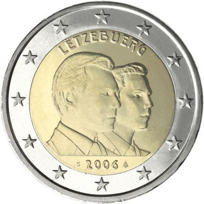 Luxemburg 2006 2 € Suurherttua Guillaume UNC
