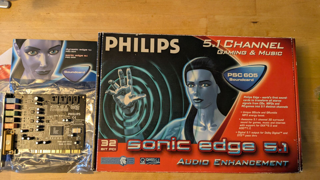 Hieno Philips PCI äänikortti, XP 98SE yms
