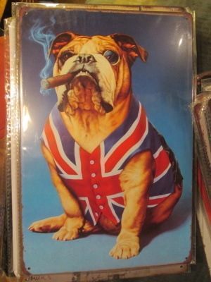 Peltikyltti Englanninbulldoggi