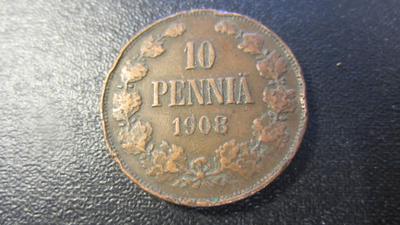 10 penniä 1908