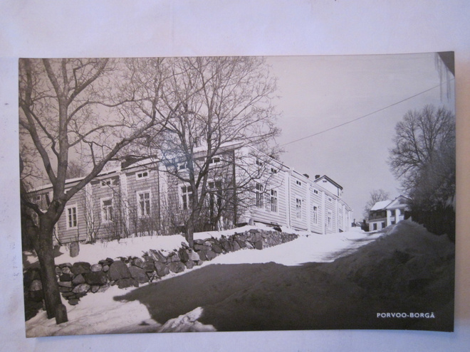 VANHA Postikortti Porvoo 1950-l Alkup.Mallikappale