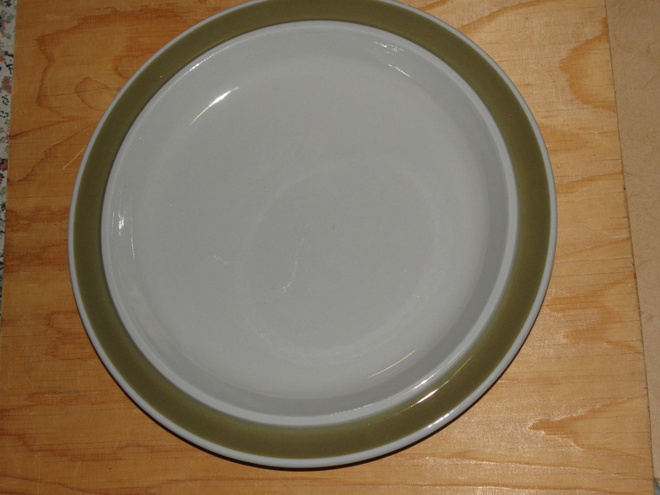 Arabia OLIIVI lautanen / vati, halk. 33,5 cm