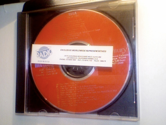 HitDisc  891A ::: May  24, 1991 ::: RADIO BROADCAST CD !!!