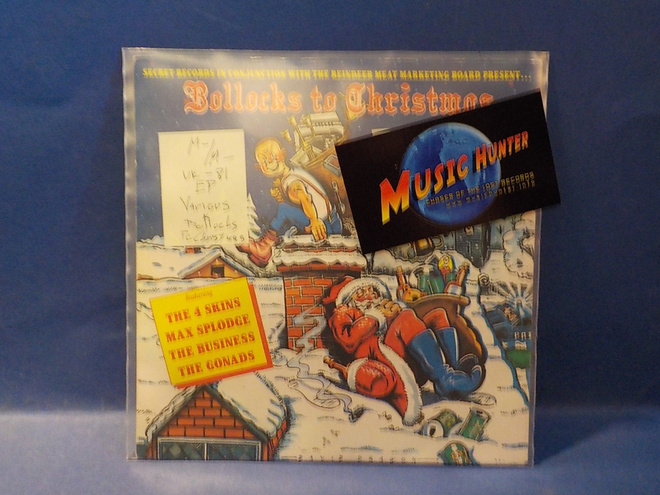 BOLLOCKS TO CHRISTMAS M-/M- UK -81 7" EP