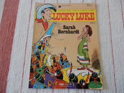 LUCKY LUKE - SARAH BERNHARDT - SAKSANKIELINEN