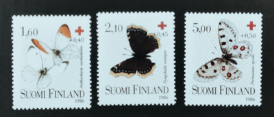 1986 Punainen Risti sarja **