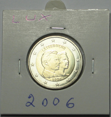 2006 Luxembourg 2€ Guillaume kulkematon