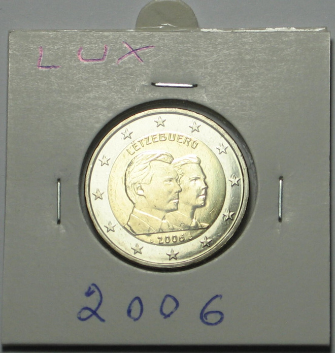 2006 Luxembourg 2€ Guillaume kulkematon