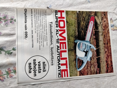 moottorisaha homelite super xl-12 esite