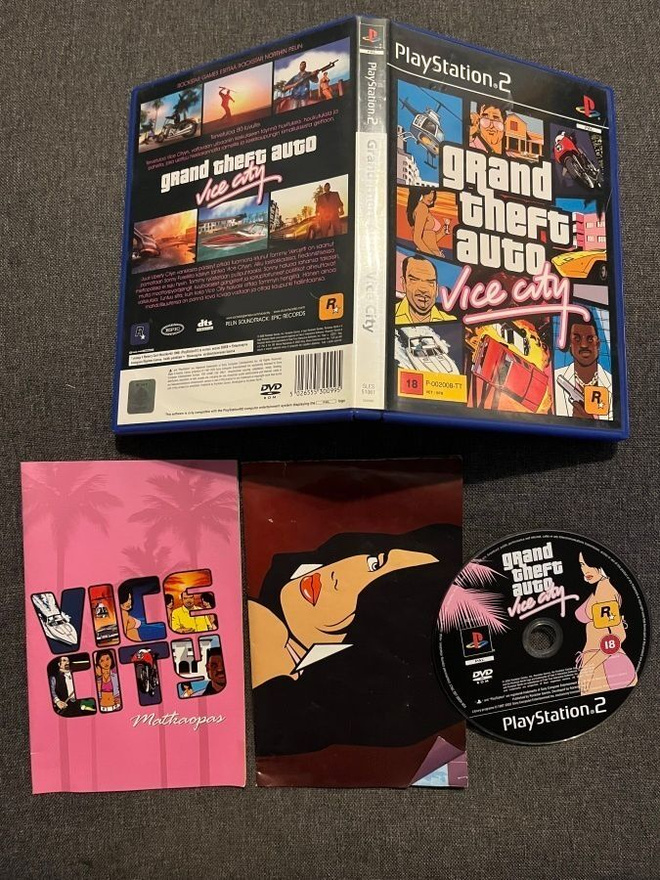 Grand Theft Auto - Vice City PS2 (Suomijulkaisu)