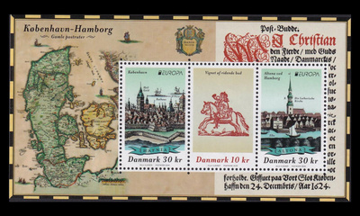 Tanska 2014-6BL76 ** Europa historiallisia postireittejä (2