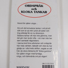 Carin Lindh ym. : Ordspråk och kloka tankar - pikkukuva 2