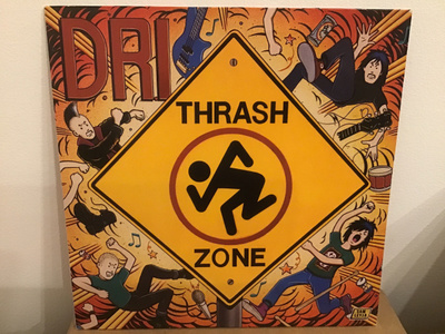 D.R.I. : Thrash Zone Lp levy