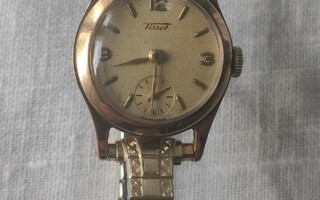 Tissot naisten vintage kultakello