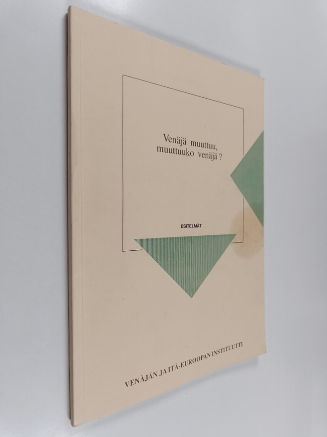 Venäjä muuttuu, muuttuuko Venäjä ? : seminaari, Helsinki ...