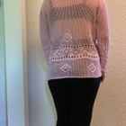 Signature vaaleanpunainen neule XL - pikkukuva 2