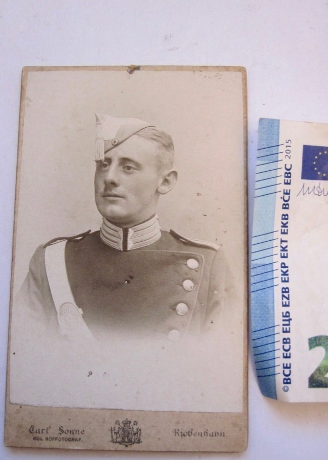 VANHA CDV Valokvua Sotilas KOMEA Uniformu Tanksa 1900-l