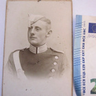 VANHA CDV Valokvua Sotilas KOMEA Uniformu Tanksa 1900-l - pikkukuva 1
