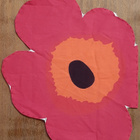 6x Marimekko Unikko pinkki ja punainen - pikkukuva 4