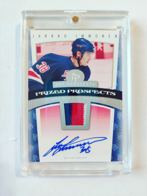 Jarkko Immonen 06-07 Fleer Prized Prospects Auto-Patch /599