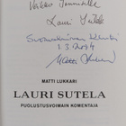 Matti Lukkari ym. : Lauri Sutela - puolustusvoimain komen... - pikkukuva 3