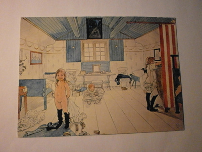 Carl Larsson: Äidin ja pikkutyttöjen huone p. 1975
