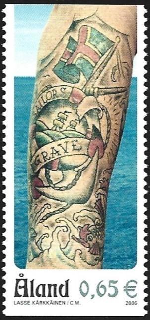 Åland 2006  ÅV 17  Tatuointeja  0,65 €  ** LaPe 270