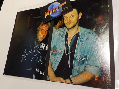 HELLOWEEN 2x NIMIKIRJOITUKSET VALOKUVISSA
