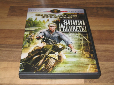 Suuri Pakoretki dvd (Steve McQueen)