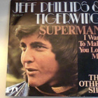 JEFF PHILIPS & TIGERWING : SUPERMAN : VINYYLI  7"  UUSI 1976 - pikkukuva 1