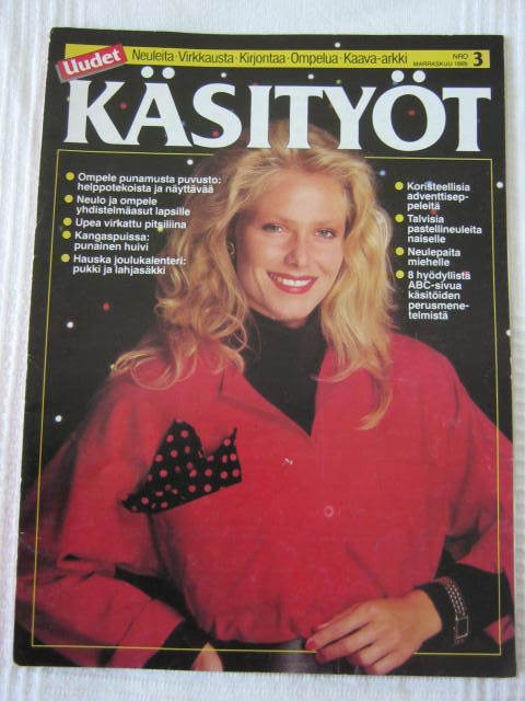 Uudet Käsityöt lehti   marraskuu 1989