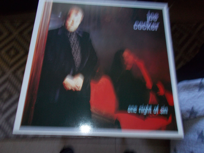 VINYYLI ALBUMI JOE COCKER ** ONE NIGHT IOF SIN **