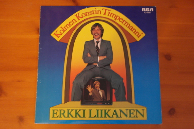 Erkki Liikanen:Kolmen Konstin Timpermanni LP.Hyvä!