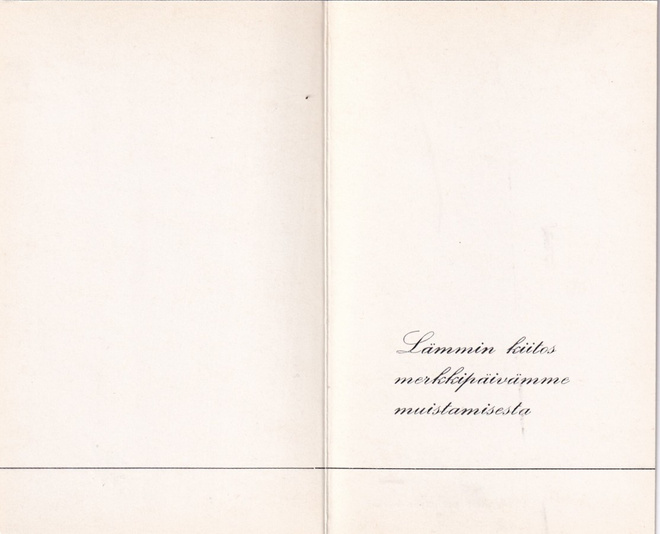 Partio, Taittokortti .  b430