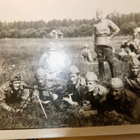 7xVANHA Valokuva Sotilaat Konekivääri Vessakäynti ym 1920-l - pikkukuva 2