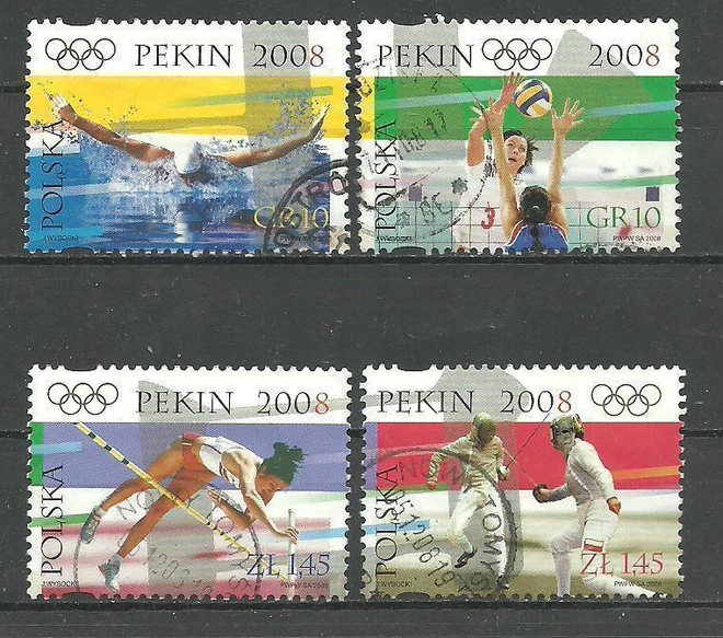OLYMPIALAISET urheiluaiheinen sarja PUOLA 2008 o
