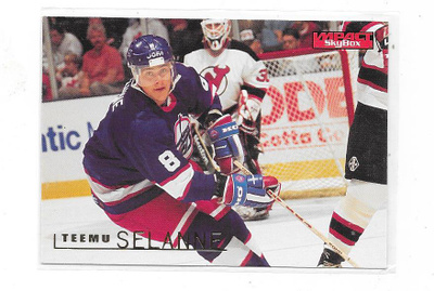 1995-96 Skybox #184 Teemu Selänne , Winnipeg Jets
