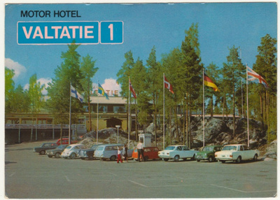 Paimio Motor Hotel Valtatie 1 autoja