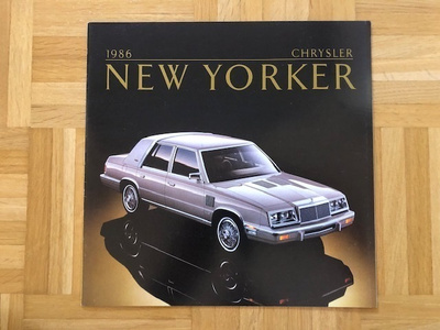 Esite Chrysler New Yorker 1986