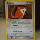 Pokemon kortti Raticate EX FireRed & Leafgreen reverse - pikkukuva 1