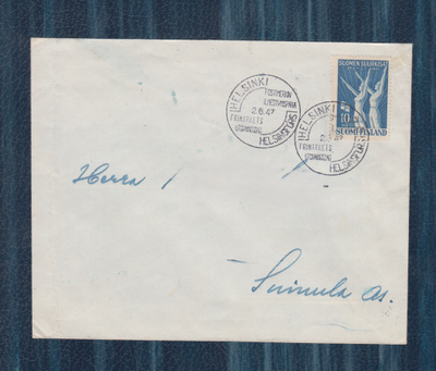 FDC Suurkisat...Helsinki 2.6.1947