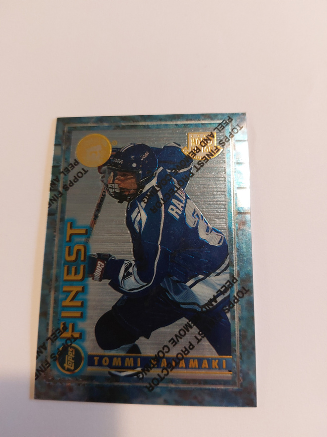 1994-95 Finest Super Team #123 Tommi Rajamäki WJC