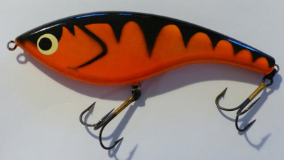 ACE Flipper 16cm, 63g Väri: Black/Orange